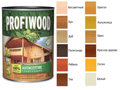 Антисептик лаковый PROFIWOOD алкидный 0,7 кг.