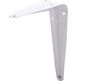 Кронштейн полочный, белый