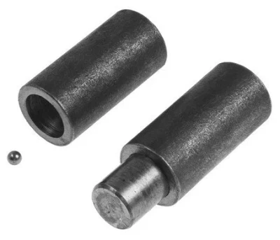 Петля гаражная с шаром без покрытия