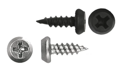 Саморез c полуцил. головкой, острый, оксид