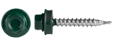 Саморез кровельный, RAL6005 (зеленый мох)