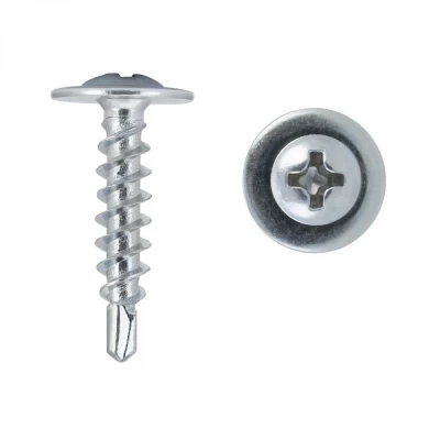 Саморез с прессшайбой, наконечник - сверло