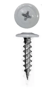 Саморез с прессшайбой, острый, RAL7004(серый)