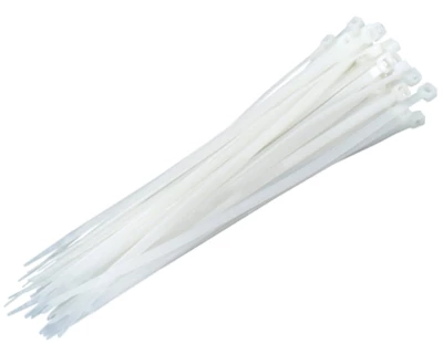 Хомуты нейлоновые белые