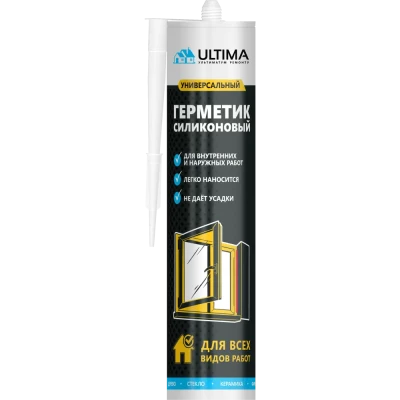 Герметик Ultima S, силиконовый санит. 280 мл