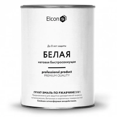 Грунт эмаль по ржавчине Elсon 3в1
