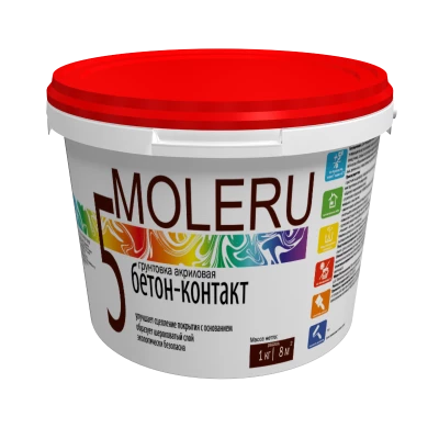 Грунтовка Moleru5 акриловая "Бетон контакт"