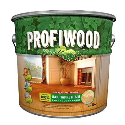 Лак паркетный глянцевый PROFIWOOD