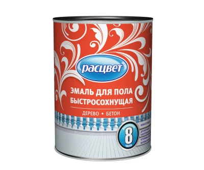 Эмаль для бетонных полов серая РАСЦВЕТ