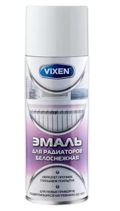 Эмаль для радиаторов белоснежная VIXEN