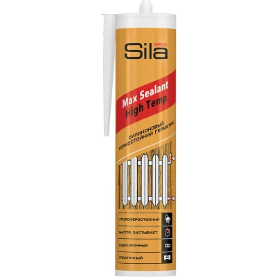 Герметик силиконовый термостойкий Sila PRO Max Sealant, High Temp